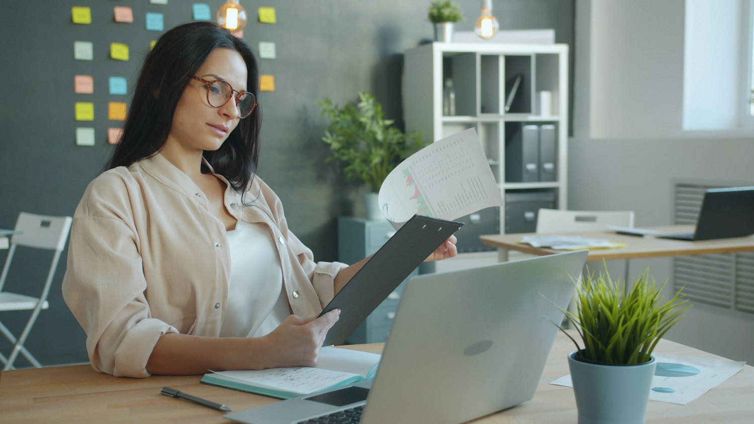 Answers read from your own paperwork at the moment they are given